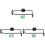 3Pcs Metal Wall Wine Rack Black Iron Decorative Wall Mounted Holder 1