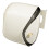 Hanging Small Wall-Mounted Trash Can, Punch-Free Kitchen Compost Bin, 1.2L, White 1