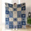 Flannel Throw Blanket Soft Blue-White Stars Stripes Navy 3