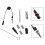 8 τεμάχια για θερμαντήρα Eberspacher Espar Airtronic D4/D2/D4S2Pin με κιτ προθερμαντήρα 5