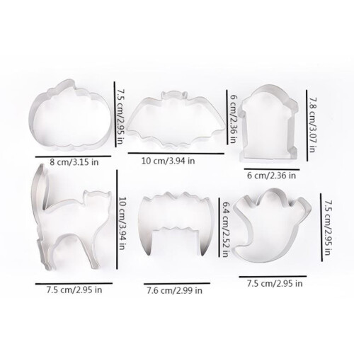 Pumpkin Six-Piece Halloween Cookie Cutter Set 2