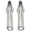 Stainless Steel Grilling Rack 2Pcs Vertical Chicken Roaster Rack for Cooking Tools 4