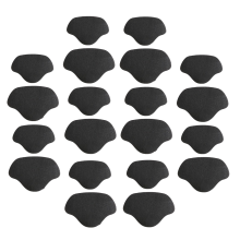 Protectores de talón/Parches para reparar calzado - 2 tamaños, 10 pares Black