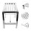 1Tabouret De Douche Portable Siège Étanche Pour Usage 9
