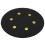 Reinforced Inner Construction Backing Plate For Easy To Install Setup, Hook And Loop Backing Pad With5/16"-24Thread Compatibility, Designed For DA 6