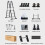 3.45M 12 IN 1 Excel Aluminium Combination Step Ladder Multi-Purpose 3