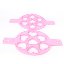 Silicone Egg Flipper 2Pcs Non-stick Egg Ring Pancake Maker Kitchen Baking Tools