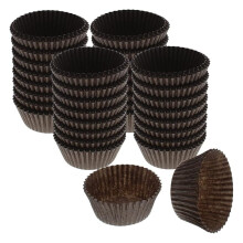 1000 Count No.5 Glassine Paper Candy Cups, Brown