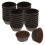 1000 Count No.5 Glassine Paper Candy Cups, Brown 1