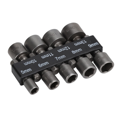 Socket Bit, 1/4in Sockets Set Multiple Types For Screwdriver For Electric Drill 2