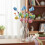 13-inch Glitter Easter Egg Floral Stems 5 pcs 6