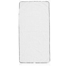 Cozy Blanket with Quick-Drying Feature, Recycled Materials Coral Fleece Absorbent Towel for Home Spa Pool Gym, Elegant White Pattern, Machine