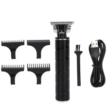 USB Rechargeable Hair Trimmer Kit Featuring Powerful Motor Sharp Blade Waterproof Design Titanium Ceramic T Blade Compact Ergonomic Design Versatile
