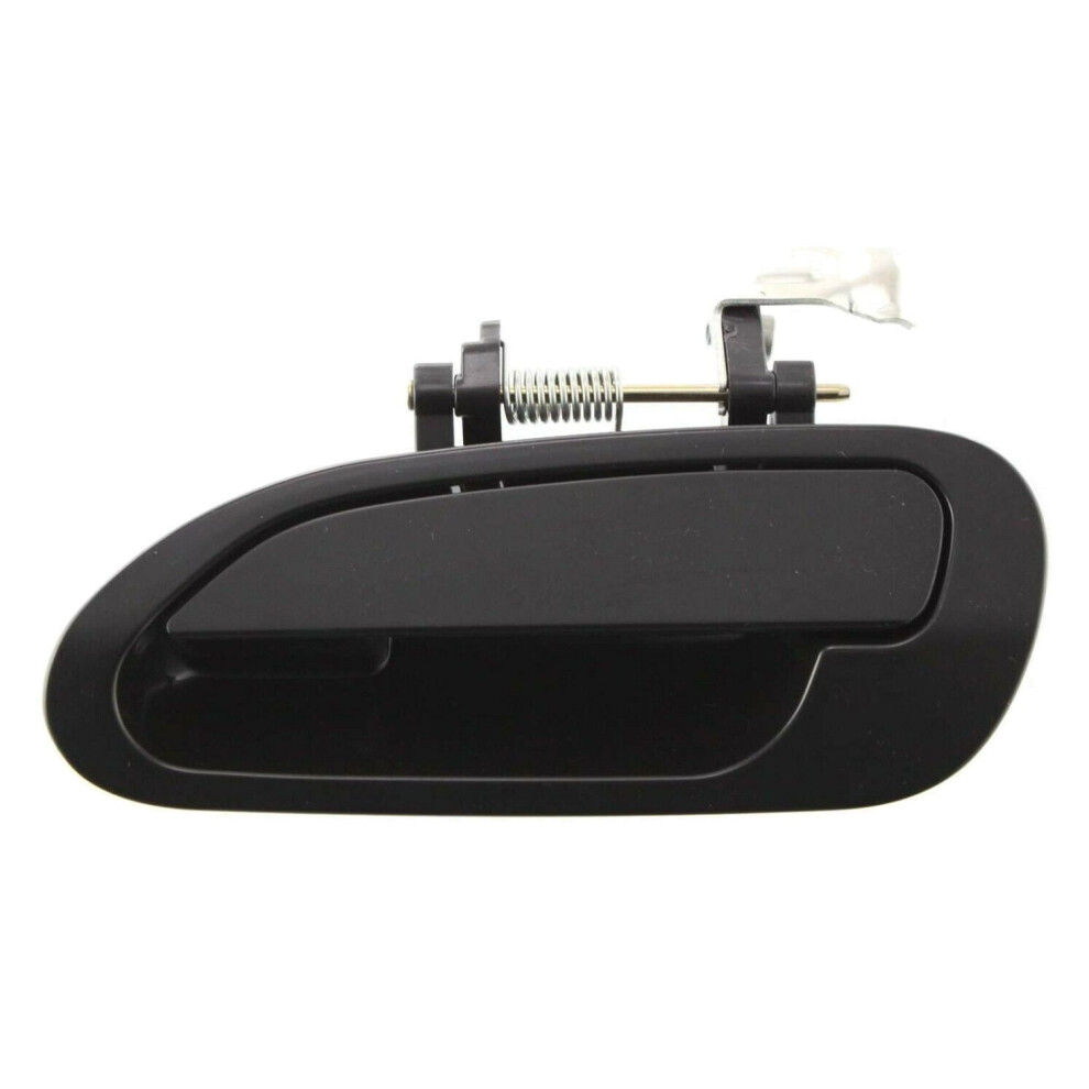 Exterior Rear Door Handle, Smooth No Key Hole, Compatible With Honda Accord 1998Â2002 Black 9180435354822
