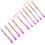 Durable Light Weight Makeup Brush Set, 10pcs Multi Function Brushes for Smooth Application Accurate Coloring 4
