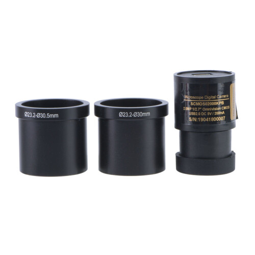 Compact Microscope Imaging System with Adjustable Image Settings, CMOS Sensor USB2.0Connection, Still Images Extended Depth of Focus for Detailed 1