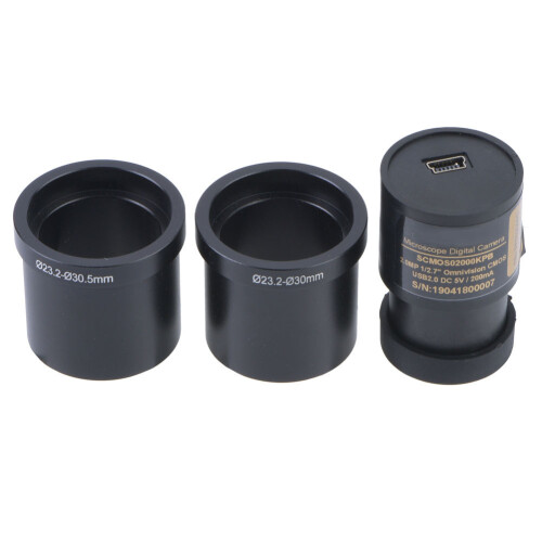 Compact Microscope Imaging System with Adjustable Image Settings, CMOS Sensor USB2.0Connection, Still Images Extended Depth of Focus for Detailed 2
