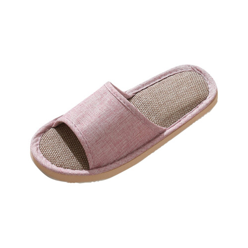 Pantofole da casa da donna Willtoo, a punta aperta, comode, rosa, taglia 6.5 1