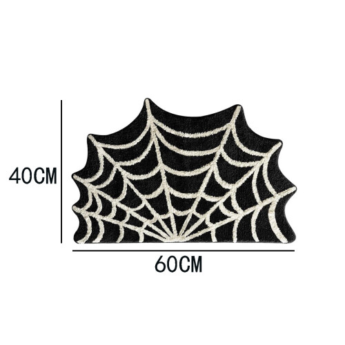 Spider Web Bath Mat Non-Slip 23.6x15.7 Inch 1