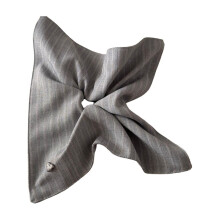 Stijlvolle haarelastiekjes in grijs, gemaakt van textiel met een mooie, comfortabele pasvorm, geschikt om de hele dag te dragen.