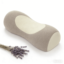 Pohankový polštář, 15"x5", nastavitelný ergonomický krční polštář pro spaní na boku i na zádech, pro úlevu od bolesti krku a