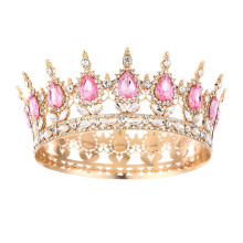 Rhinestone Hair Accessory for Women Golden Blue Headpiece