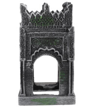 Fish Tank Resin Castle Decorations 5.4x2.9x2.8in for Aquarium Landscaping and Indoor Decoration 1Pcs