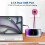 2.1A Dual USB Wall Charger + 2 Cables (6ft/10ft) – Compatible with iPhone 14/13/12 2