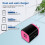 2.1A Dual USB Wall Charger + 2 Cables (6ft/10ft) – Compatible with iPhone 14/13/12 3