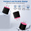 2.1A Dual USB Wall Charger + 2 Cables (6ft/10ft) – Compatible with iPhone 14/13/12 7