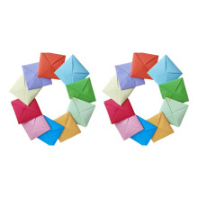 Set di 10/20 pezzi di gioco coreano in cartone colorato Ddakji per aumentare il divertimento e la creatività alle feste. Accessorio tradizionale per