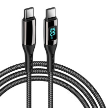 USB-C PD Schnellladekabel 100 W Black 3 m