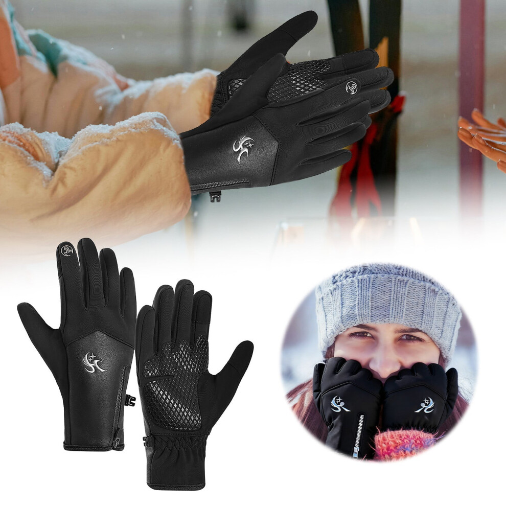 Winter Thermal Touchscreen Gloves Windproof Lined