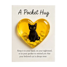Carte de condoléances Pocket Hug Cat (1 pièce)