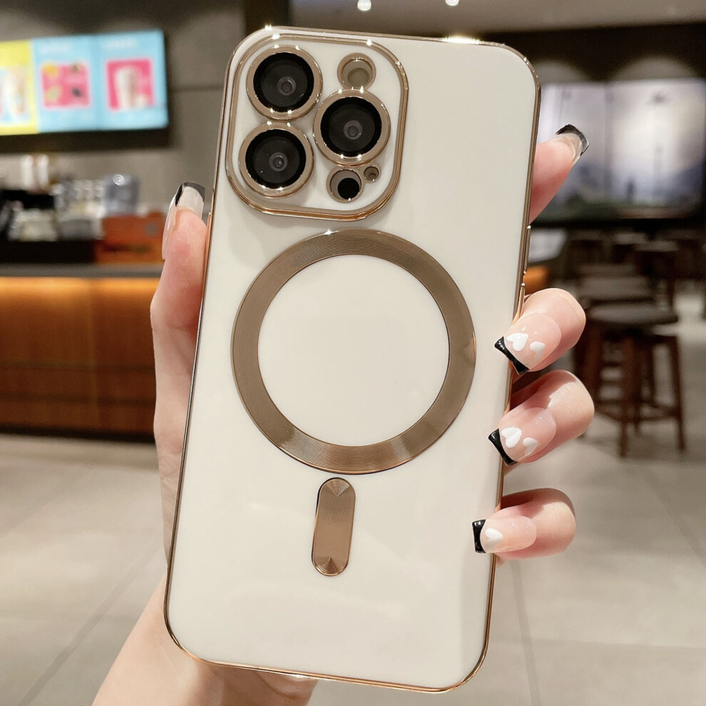 Magsafe Compatible Slim Magnetic Case For Iphone 11 Â Full Camera Protection, White 9087558574543