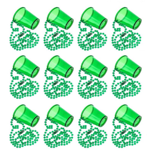 Plastic Beaded Necklace 12Pcs Party Decor