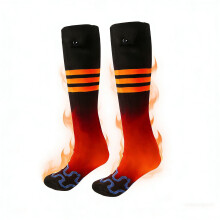 Rechargeable Heated Socks for Men & Women, Washable, USB-Powered, 4 Heat Levels – Compatible with Camping, Hiking, Skiing, Fishing, Winter Sports