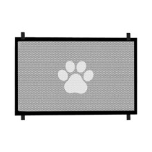 2025 Dog Gate For Stairs & Doorways 30.7" Tall Adjustable Pet Gate With Breathable Mesh Screen Indoor Stair Barrier Fits 70.8" Wide Openings Black2