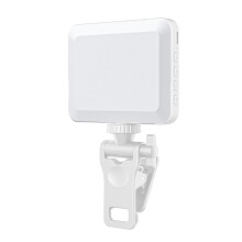 LED Selfie Light, Clip-on Rechargeable Fill Light (3000K-6500K, 2000mAh) for Phone/Camera/Laptop/Tablet – Compatible with TikTok, Vlog, Makeup