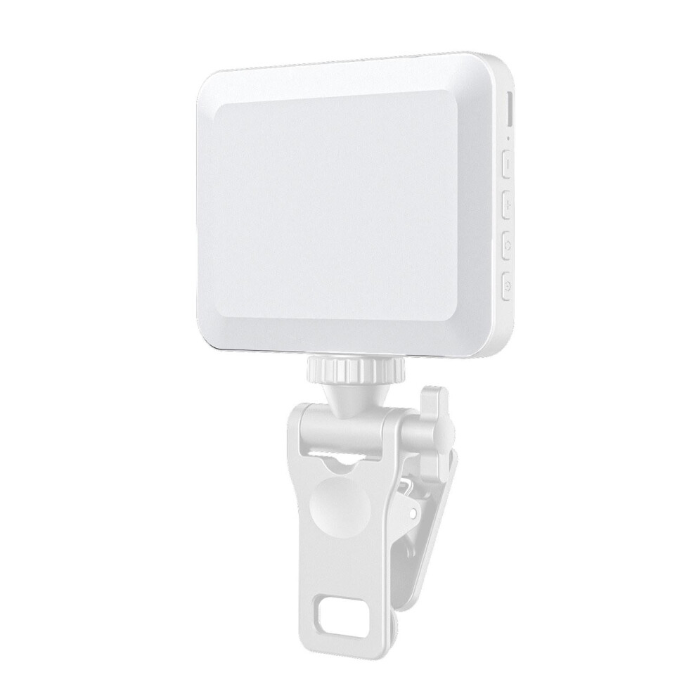 Led Selfie Clip-On Rechargeable Fill (3000K-6500K, 2000Mah) For Phone/Camera/Laptop/Tablet Â Compatible With Tiktok, Vlog, Makeup Light 9087558574536