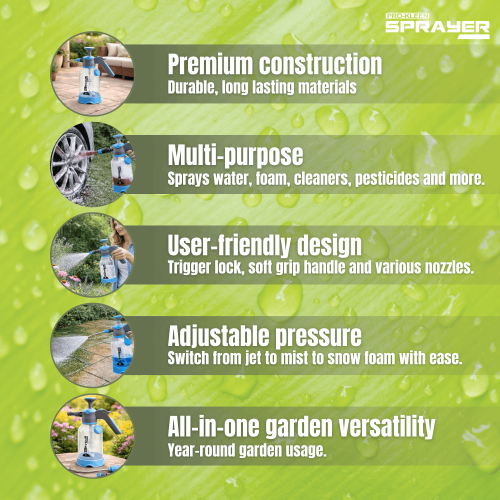 Pro-Kleen Manual Garden Pump Sprayer - 2L 1