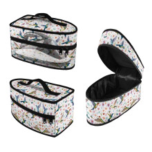 Hummingbird Floral Protective Steam Iron Carrying Bag Lightweight Travel Bag Portable Travel Steamer Carrier Bag Protective, Case Only