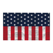 Vaisselle jetable rouge, blanche et bleue pour fête nationale américaine (4 juillet) – Idéale pour les grandes réunions et les fêtes de
