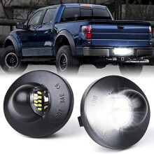 2 luci a LED per targa, nove lampade di ricambio per Ford F150, F250, F350