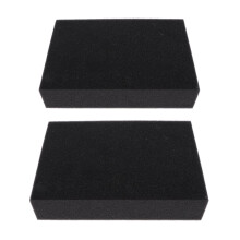 2Pcs Dense Felting Pad Sewing Felting Foam Pad, Panel Foam Pad Pin Cushion Mat Holder Craftwork Tool Craft Supplies Black 6.3*4.3Inch