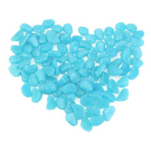 Glow-in-the-Dark Fluorescent Pebble Stones for Fish Tank, Garden, and Walkway Decorations
