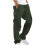 Παντελόνι Cargo Plus Size για άνδρες, μονόχρωμο, casual, με πολλές τσέπες, για υπαίθριες 1
