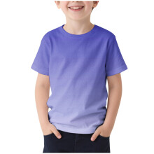Boys Kids Short Sleeve Tee Casual Summer Shirts Kid Fashion Gradient Loose Tops Tees 2-13 Years