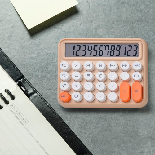 Under $1 Calculators Savings Cute Basic Calculator with Large LCD Display and Buttons, for Office, S+chool, Home Use