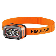 ABS Rechargeable LED Headlamp with Gesture Sensing for Camping, Hiking, Running and Repair Work